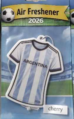 2026 Soccer Jersey Air freshener Card 1pc