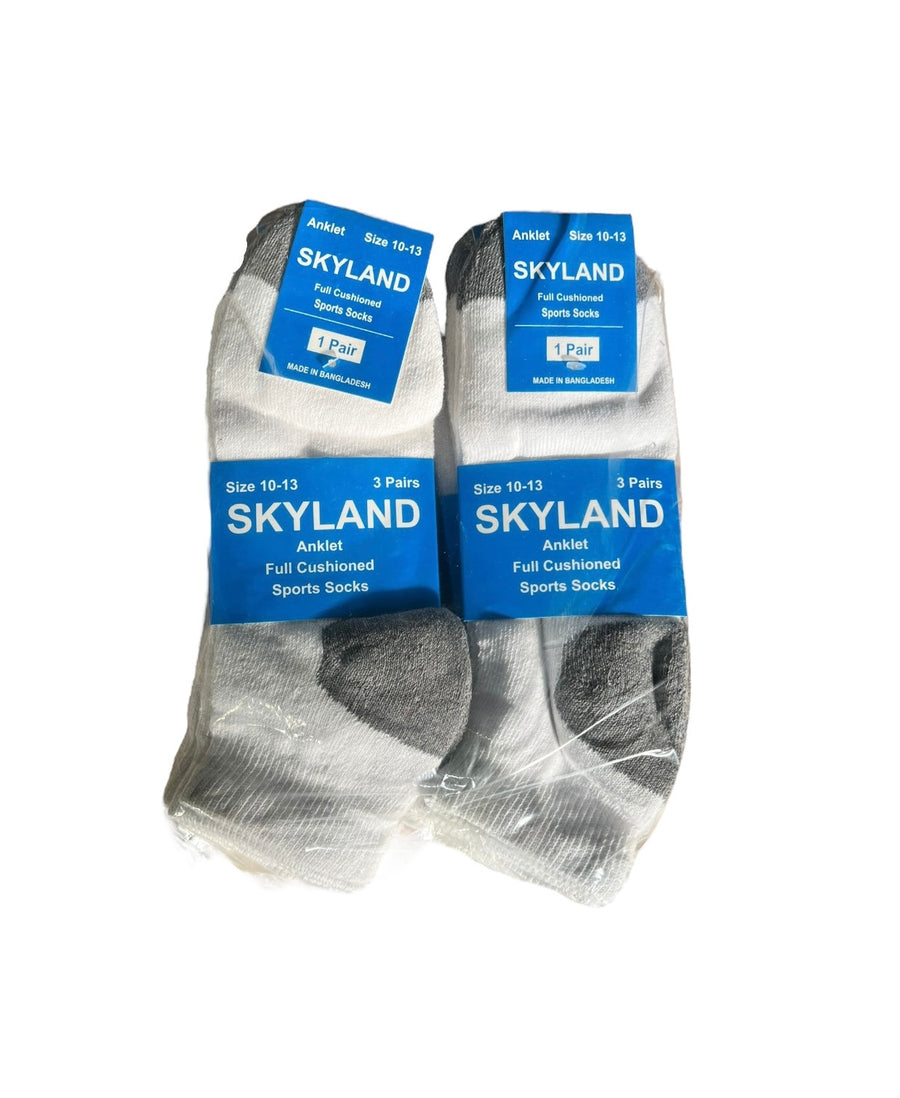 Skyland Anklet Socks 3-Pack, 12 Pairs-Reval Distributor