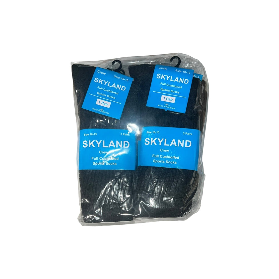 Skyland Crew Socks 3-Pack – 12 Pairs-Reval Distributor