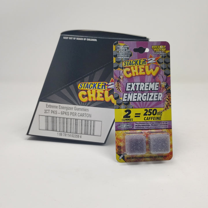 Stacker 2 Chew | 2ct (6 Pack) – 12 Total Gummies-Extreme Energizer-10878114022594-Reval Distributor