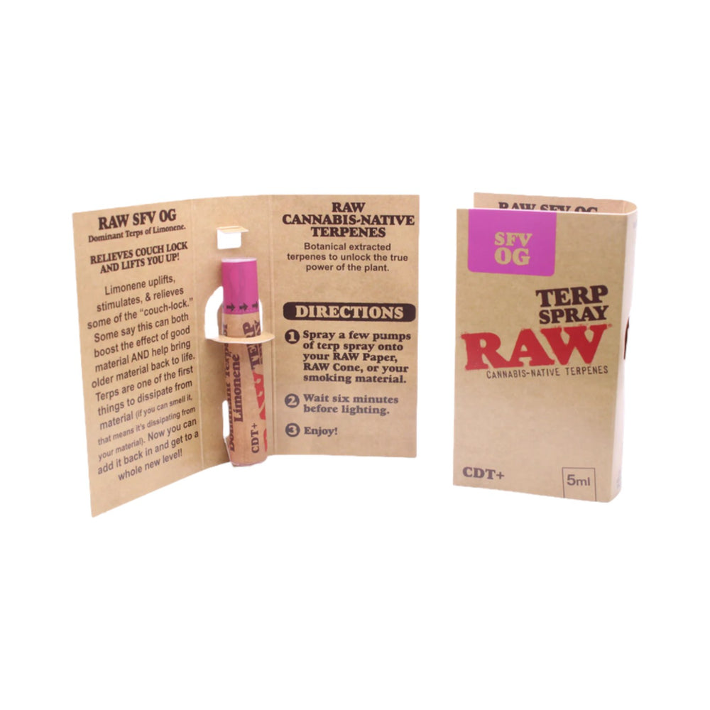 Terpene Spray – RAW Terp Spray 5ml, 8 Count Display