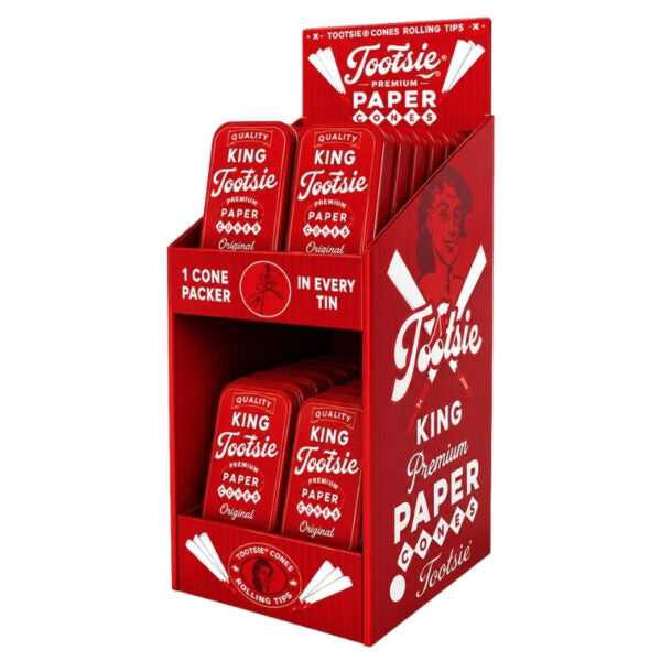  Tootsies Cones 24ct Display | 3PK KING SIZE