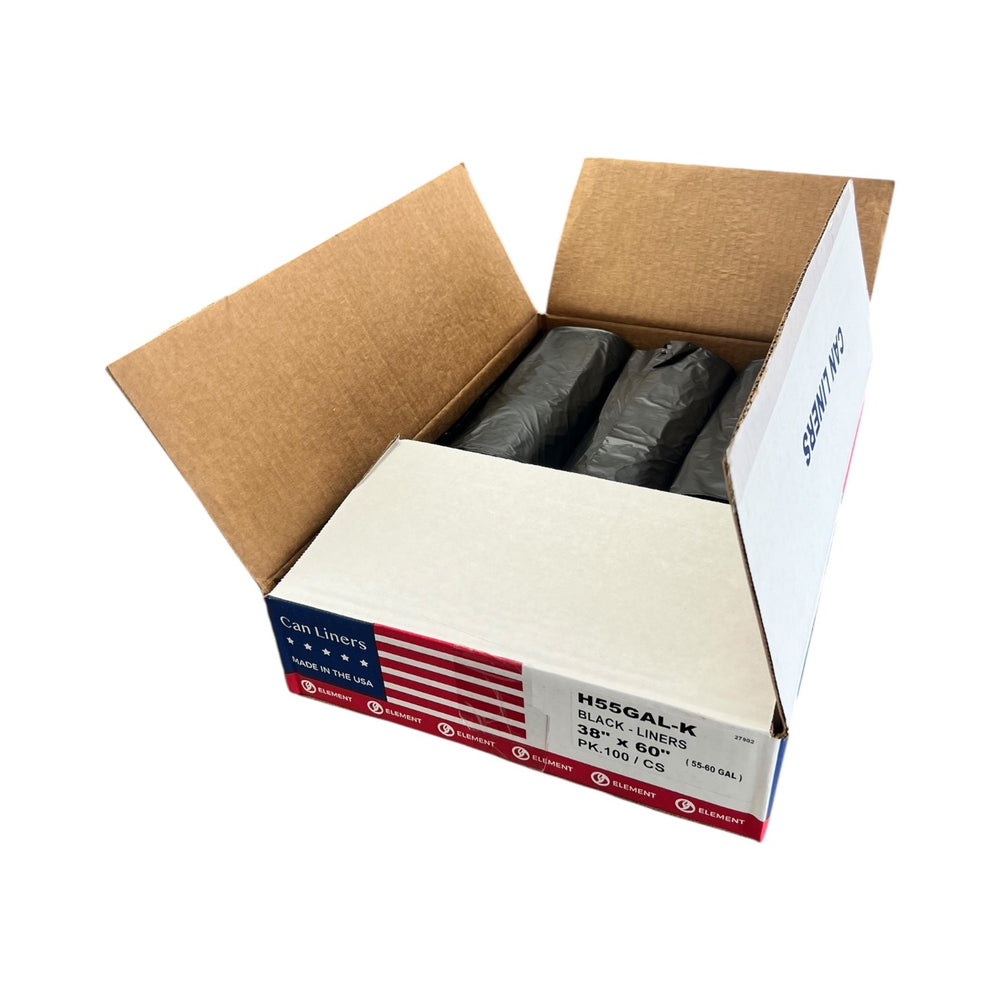 Trash Bags – Black Can Liners, Heavy-Duty-Reval Distributor