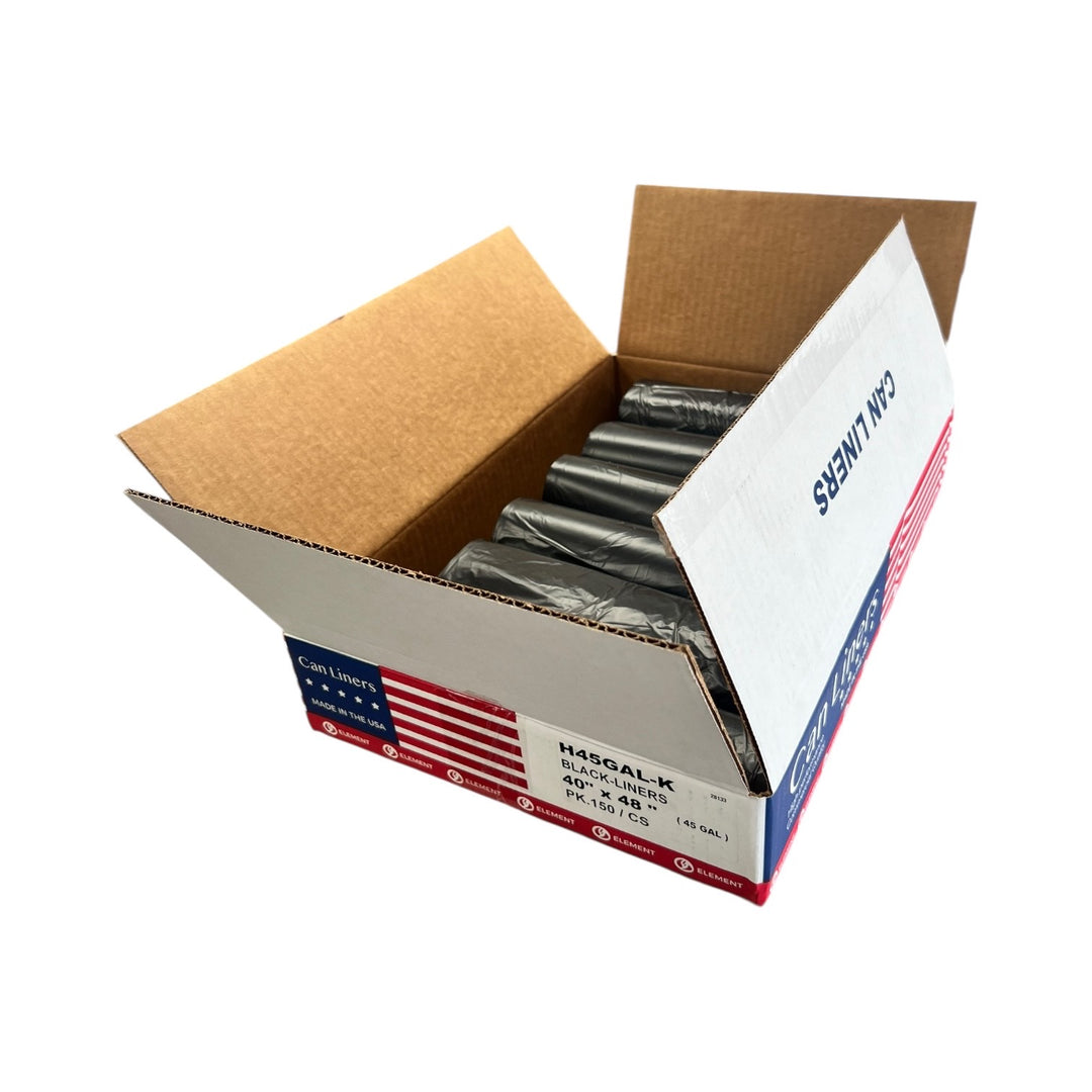 Trash Bags – Black Can Liners, Heavy-Duty-Reval Distributor