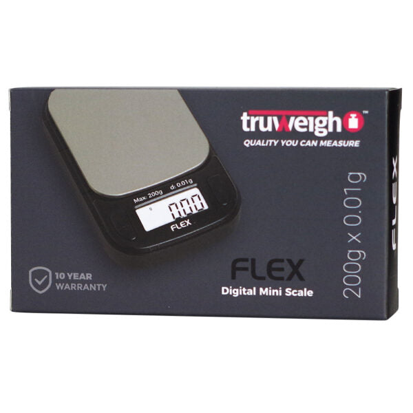 Truweigh Scale Flex Mini 200g x 0.01g (Black Color)