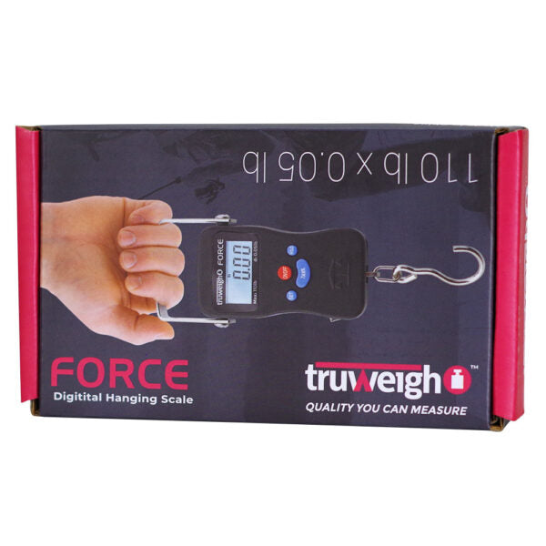 Truweigh Scale Force Hanging Black 110lb x 0.05lb