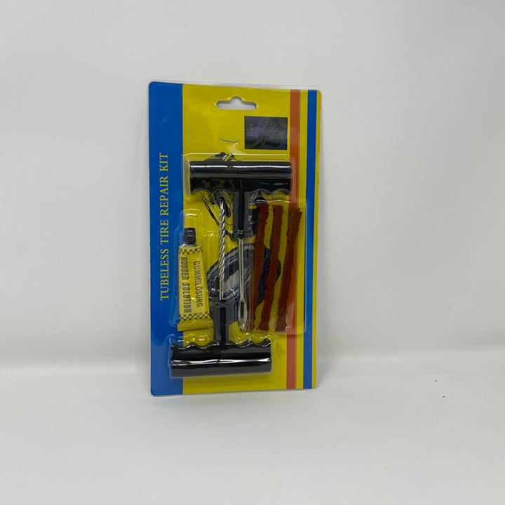 Tubeless Tire Repair Kit – 12 Pack | Flat Fix Plug Set with Tools-Reval Distributor