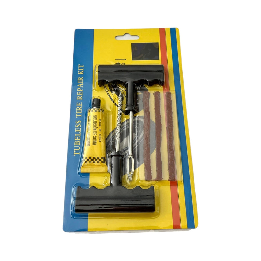 Tubeless Tire Repair Kit – 12 Pack | Flat Fix Plug Set with Tools-Reval Distributor