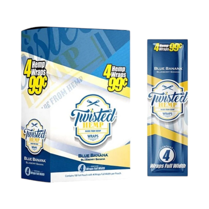 Twisted Full-Width Wraps – 15 Pack (4 Wraps Per Pack)