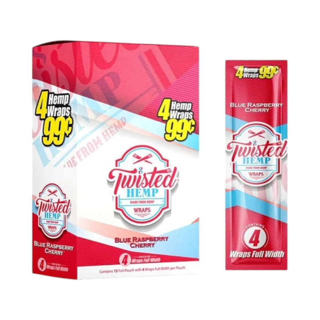 Twisted Full-Width Wraps – 15 Pack (4 Wraps Per Pack)