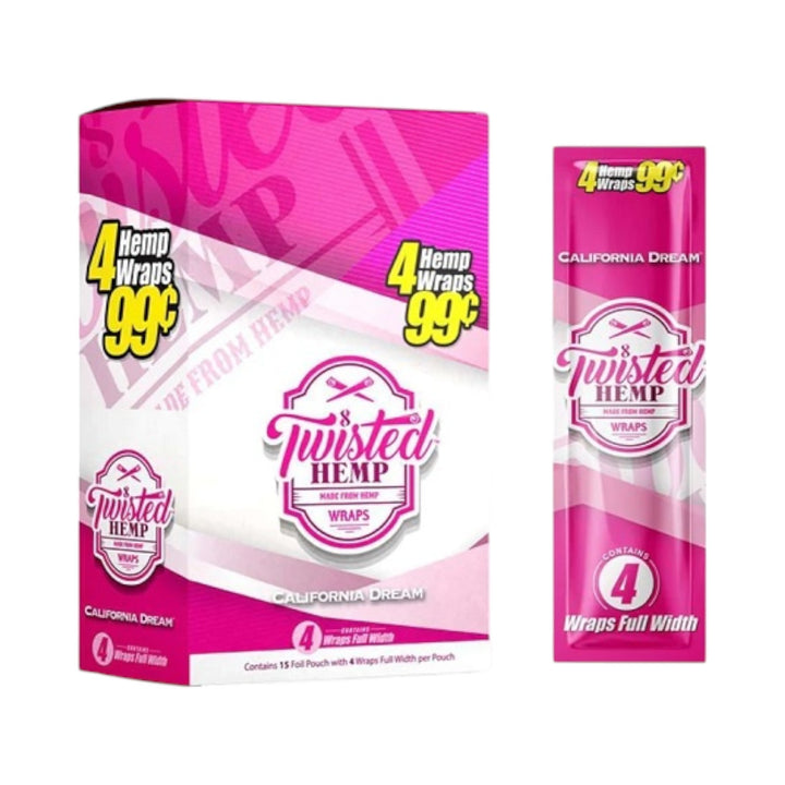 Twisted Full-Width Wraps – 15 Pack (4 Wraps Per Pack)