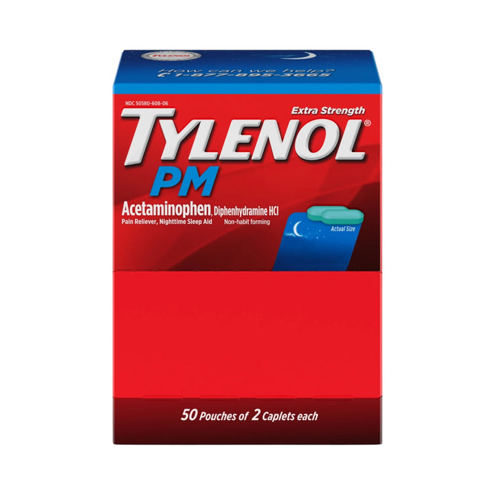 Pain Relief & Sleep Aid Tylenol PM | 2-Caplet Sachets