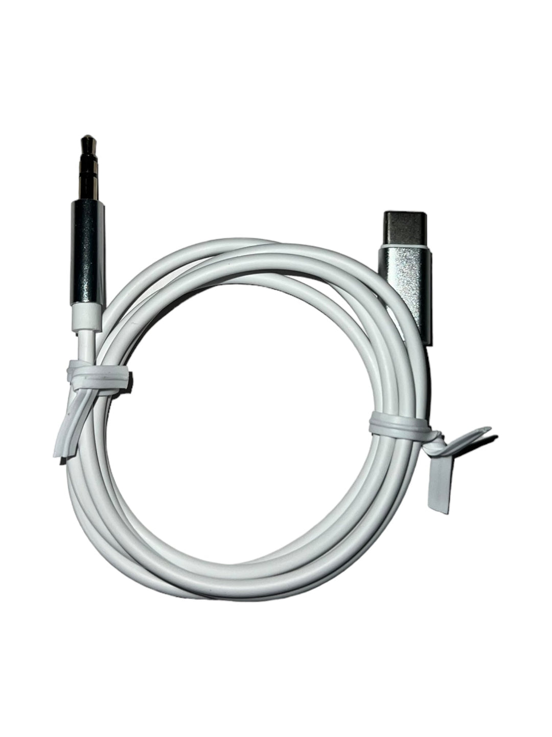 Type-C to 3.5 AUX Audio White Adapter Cable 12-Pack-Reval Distributor