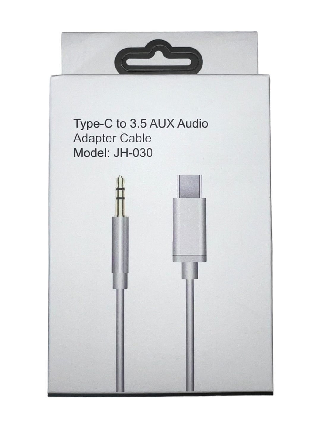 Type-C to 3.5 AUX Audio White Adapter Cable 12-Pack-Reval Distributor