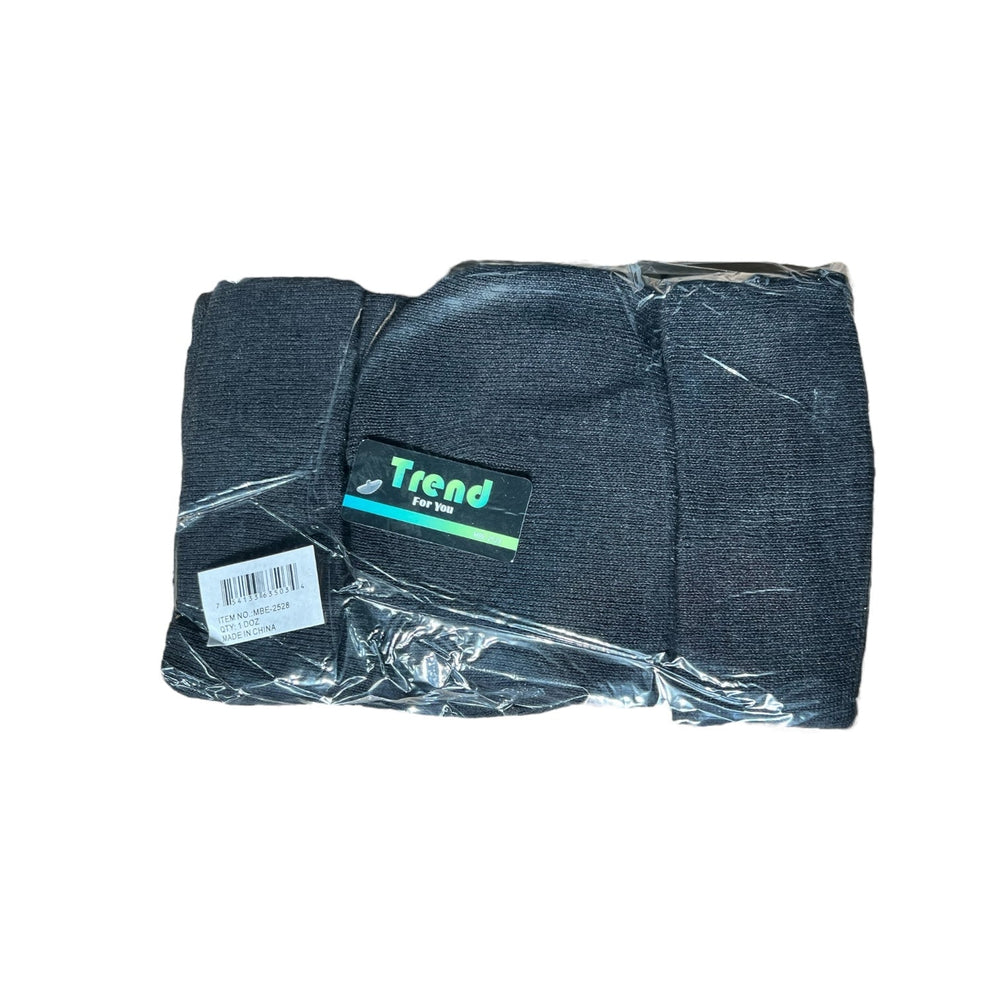 Unisex Black Beanie Winter Hat-Reval Distributor