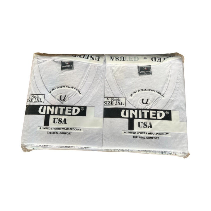 United T shirt V Neck 6-Pack-Reval Distributor