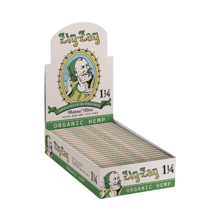 Vintage Rolling Leaves (Zig Zag) | 24 Booklets-Organic 1 1/4-008660097620-Reval Distributor