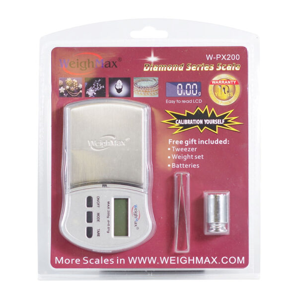 WeighMax W-PX200 Diamond Series Pocket Scale 200g x 0.01g