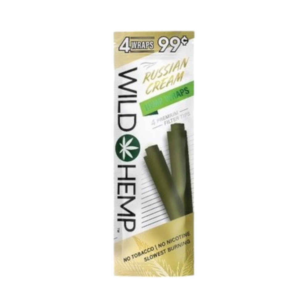 Wild Natural Wraps | 20 Pack Display (4 Wraps Per Pack)