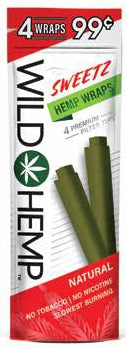 Wild Natural Wraps | 20 Pack Display (4 Wraps Per Pack)-Sweetz-817458027042, 817458027103, 817458027165-Reval Distributor