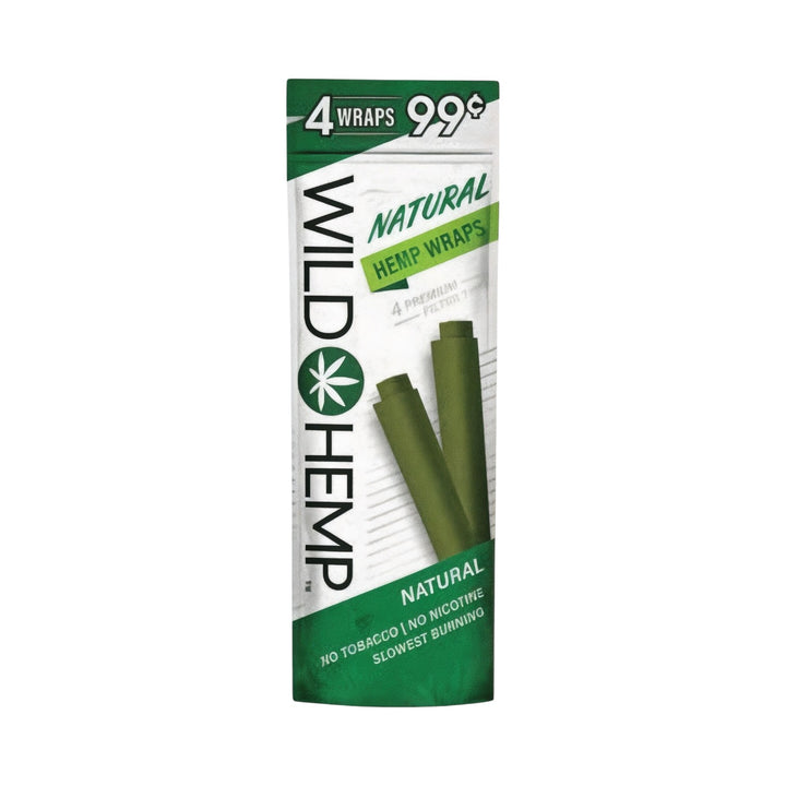 Wild Natural Wraps | 20 Pack Display (4 Wraps Per Pack)