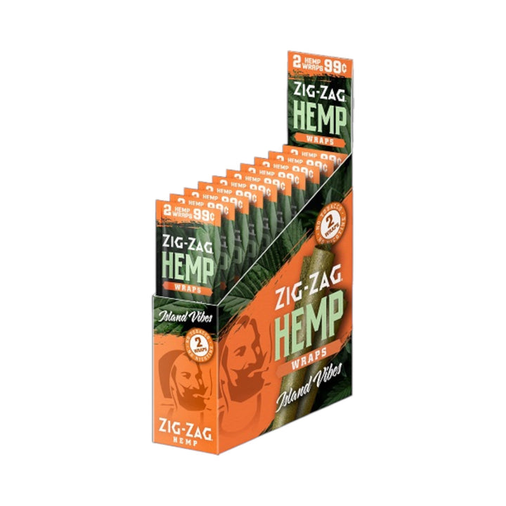 Zig Zag Natural Wraps 25-Pack-Island Vibes-840439106047-Reval Distributor
