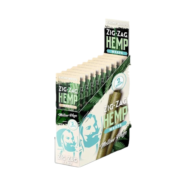Zig Zag Natural Wraps 25-Pack-Mellow Haze-840439106542-Reval Distributor
