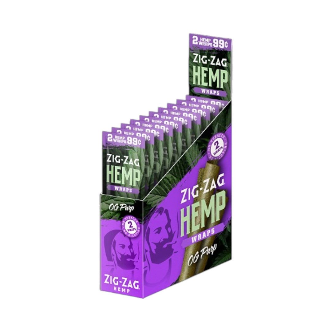 Zig Zag Natural Wraps 25-Pack-OG Purp-840439106108-Reval Distributor