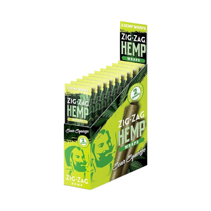 Zig Zag Natural Wraps 25-Pack-Sour Squeeze-840439106511-Reval Distributor