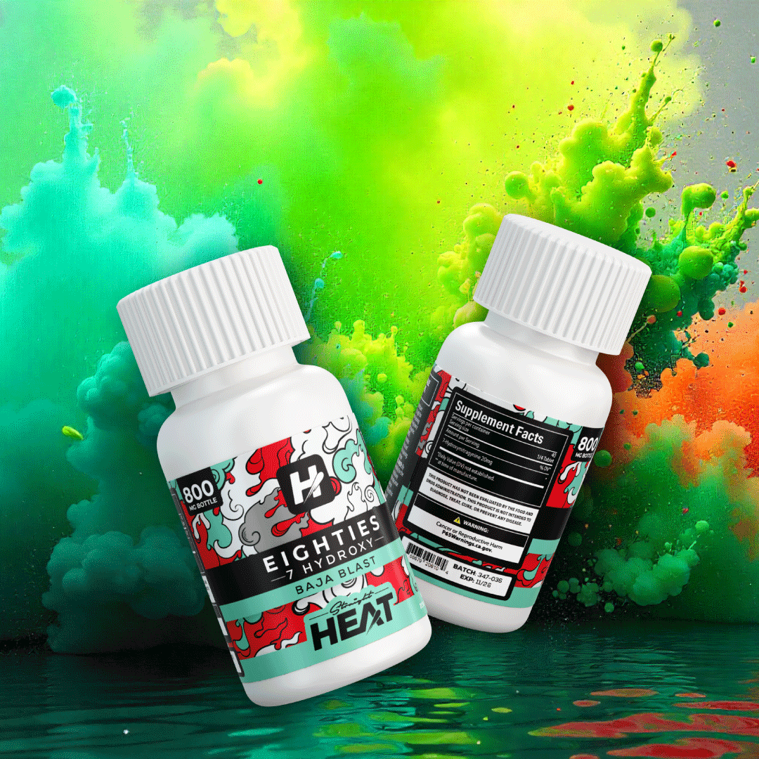 Straight Heat 7-Hydroxy or Pseudo tablets | 10 count | 80mg | 800mg total