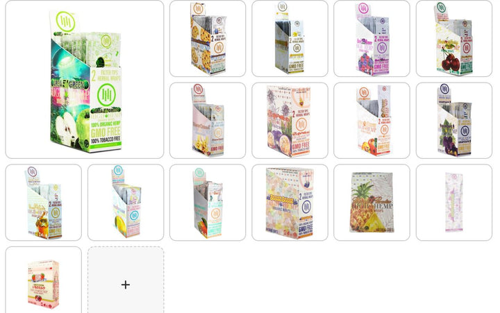 High Hemρ Organic and Natural Wraps  25-Pack