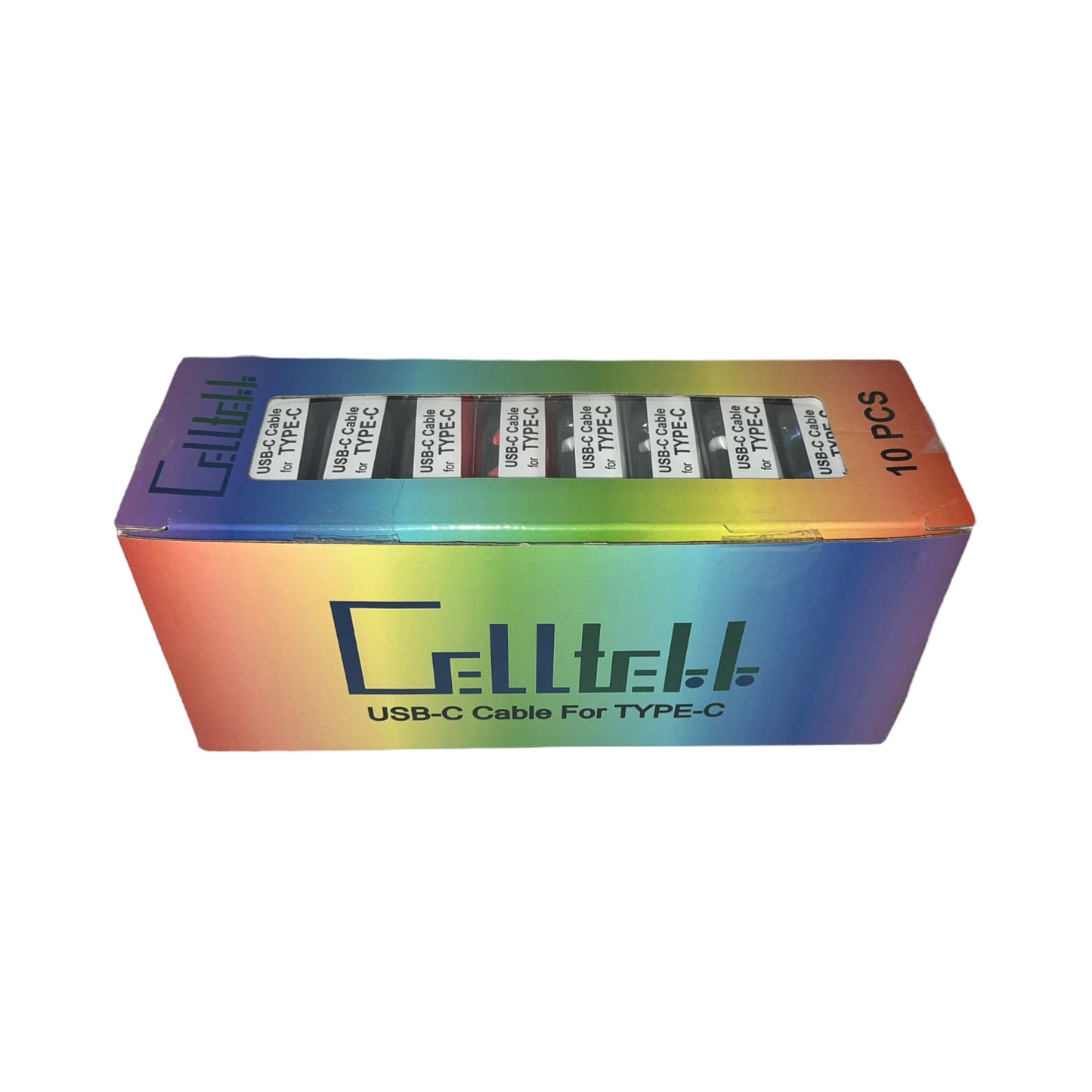 CellTell USB-C Cables 10ct Display
