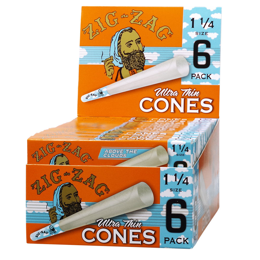 Zig Zag Cones 1 1/4 Above The Clouds Colored 6pk 24ct Display