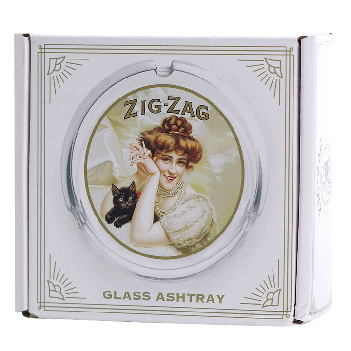 Zig Zag Glass Ashtray