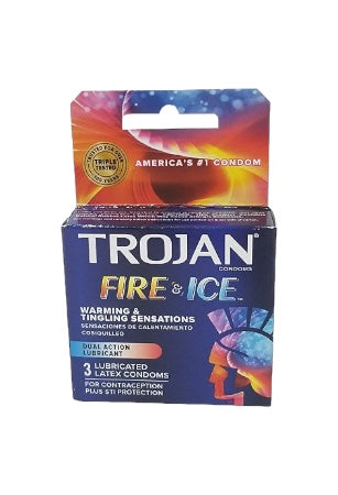 Trojan Fire & Ice Condoms 6 Packs of 3