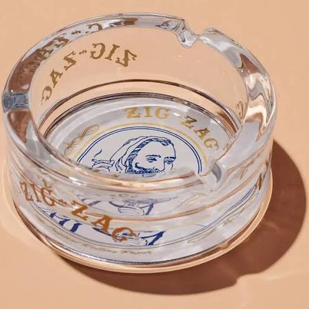 Zig Zag Glass Ashtray