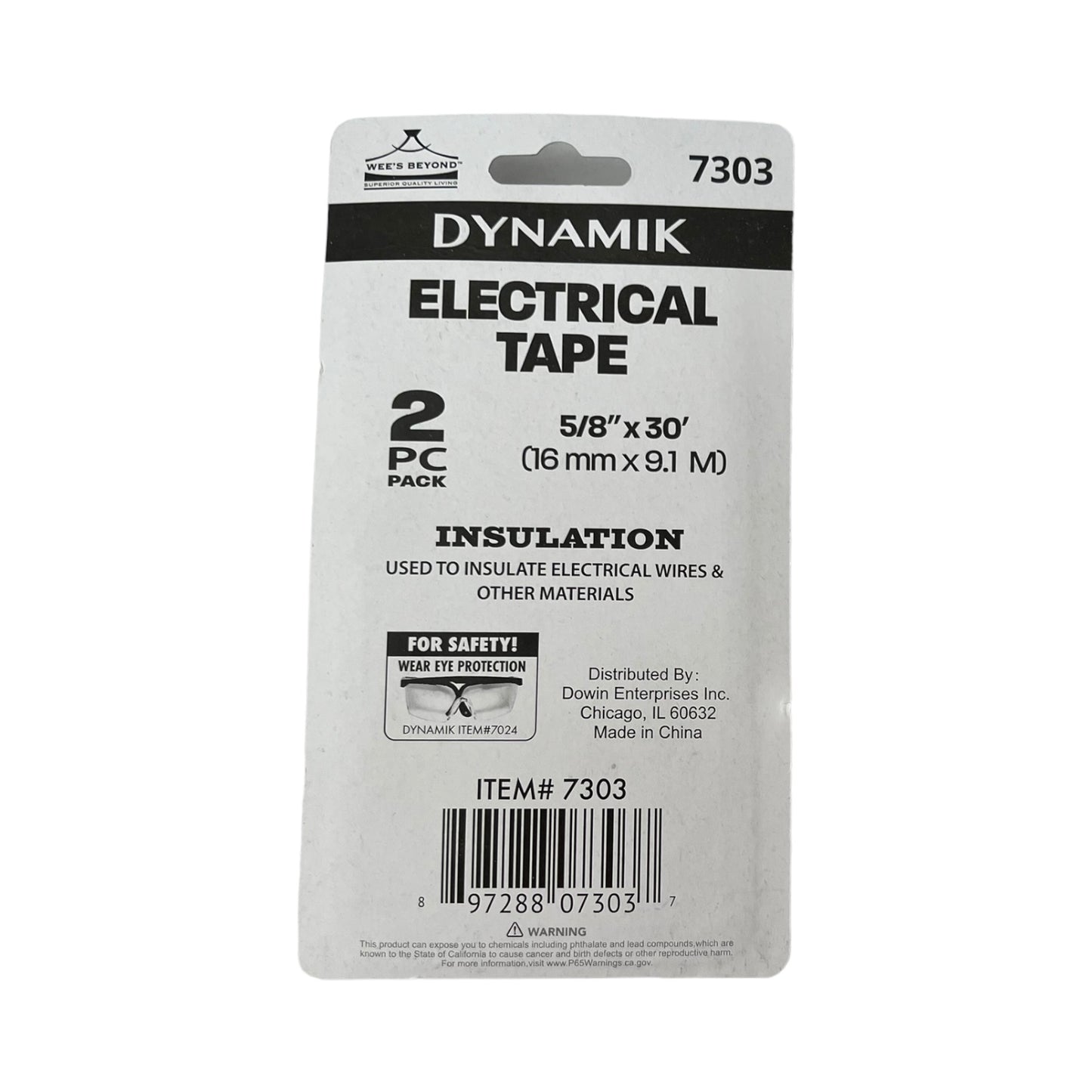Dynamik Electrical Tape 6ct 2pk