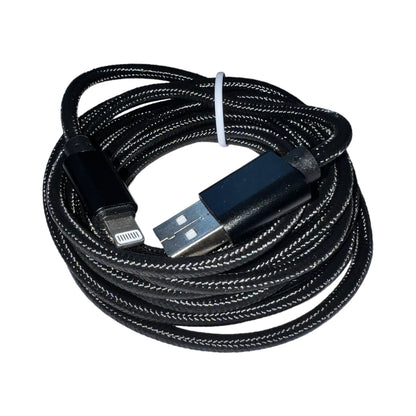 Braided 10ft 8 Pin iPhone Cable 10-Pack
