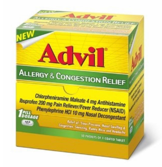 Advil Allergy & Congestion Relief 50 ct