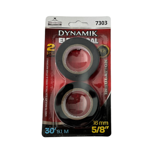 Dynamik Electrical Tape 6ct 2pk