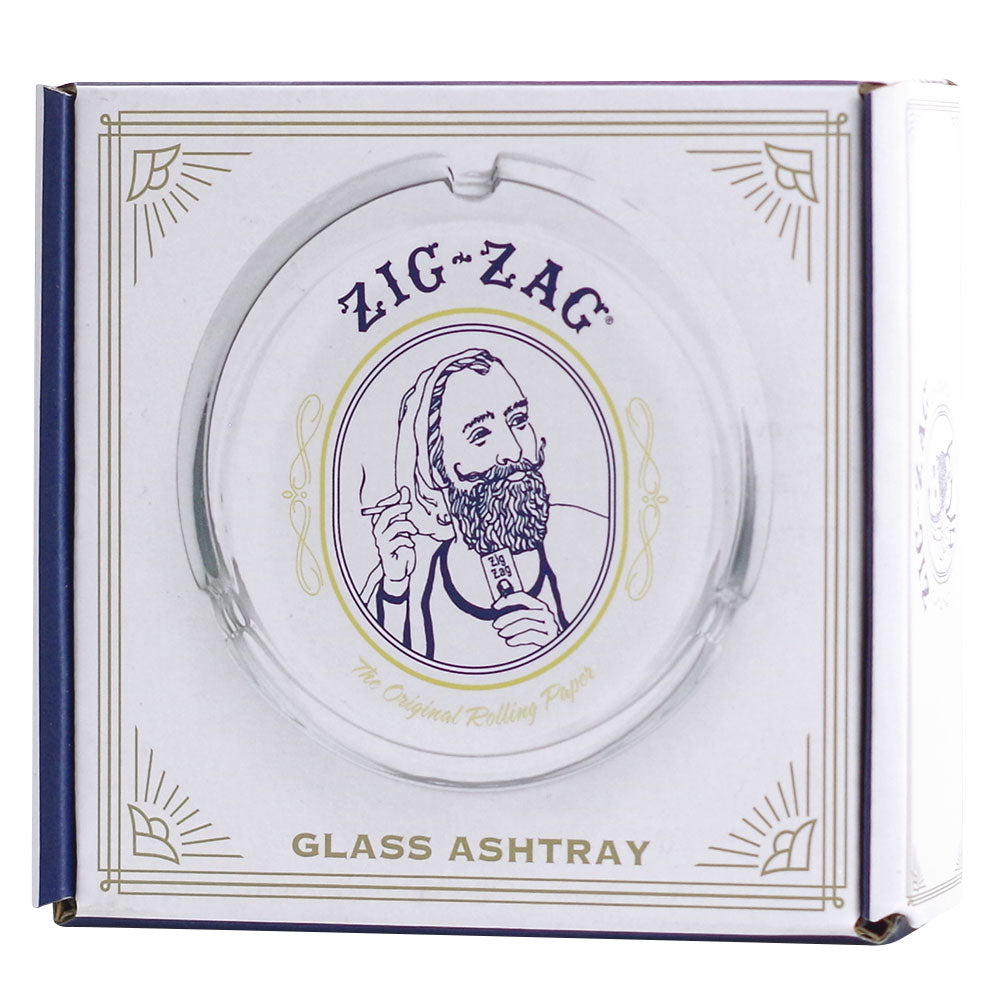 Zig Zag Glass Ashtray