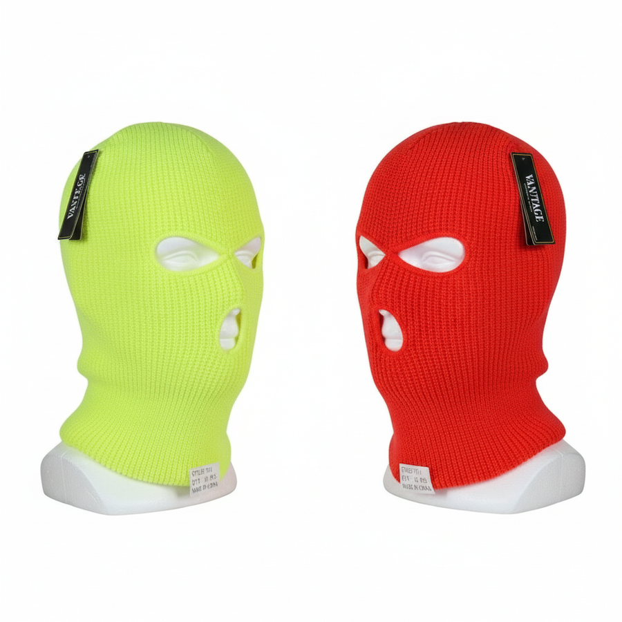 Mannequin wearing winter ski mask