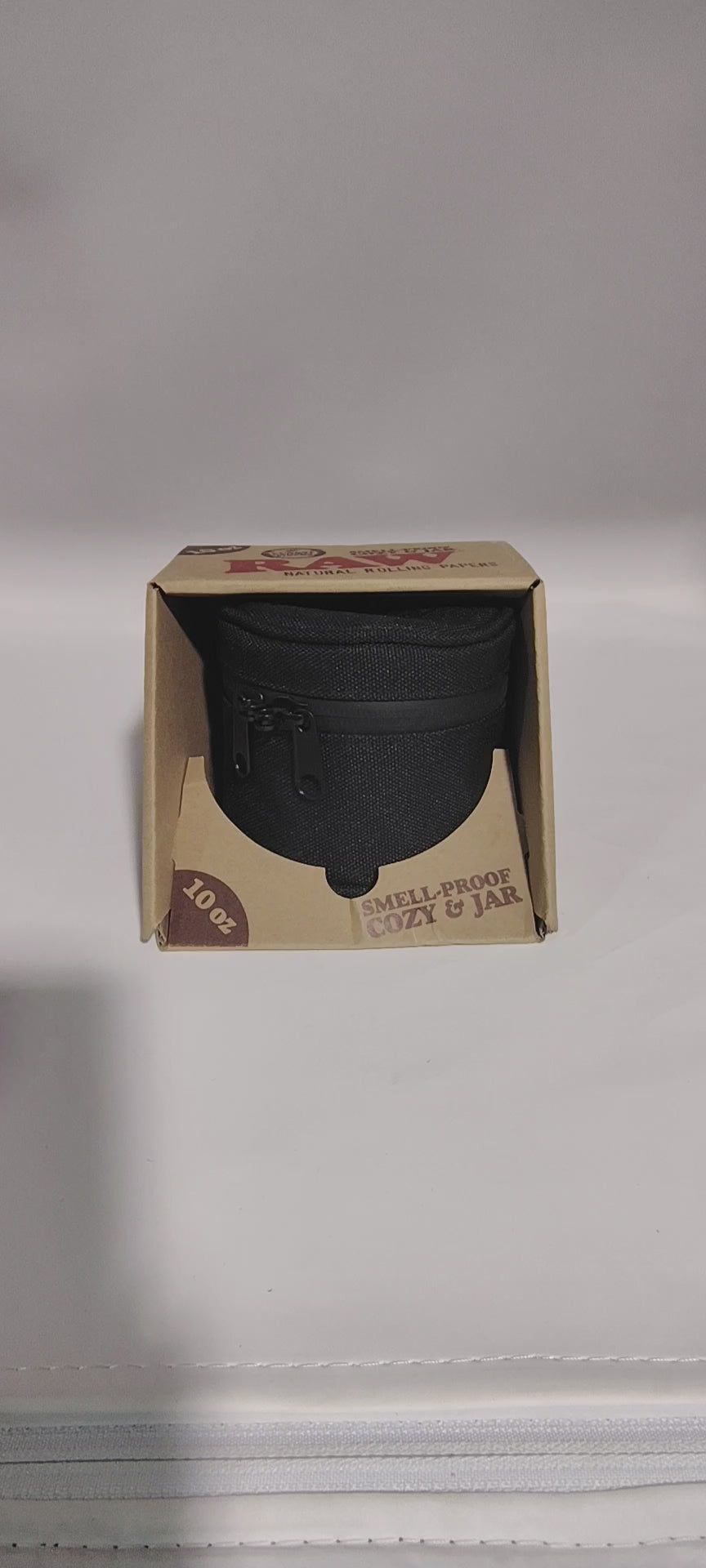 RAW Stash Jar In Smell Proof Case with lock