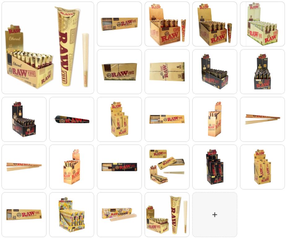 RAW Pre-Rolled Cones