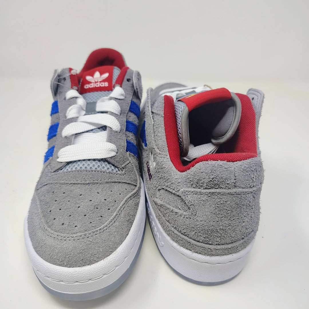 Kansas Jayhawks adidas Unisex Forum Low Shoes - Gray Size 10.5