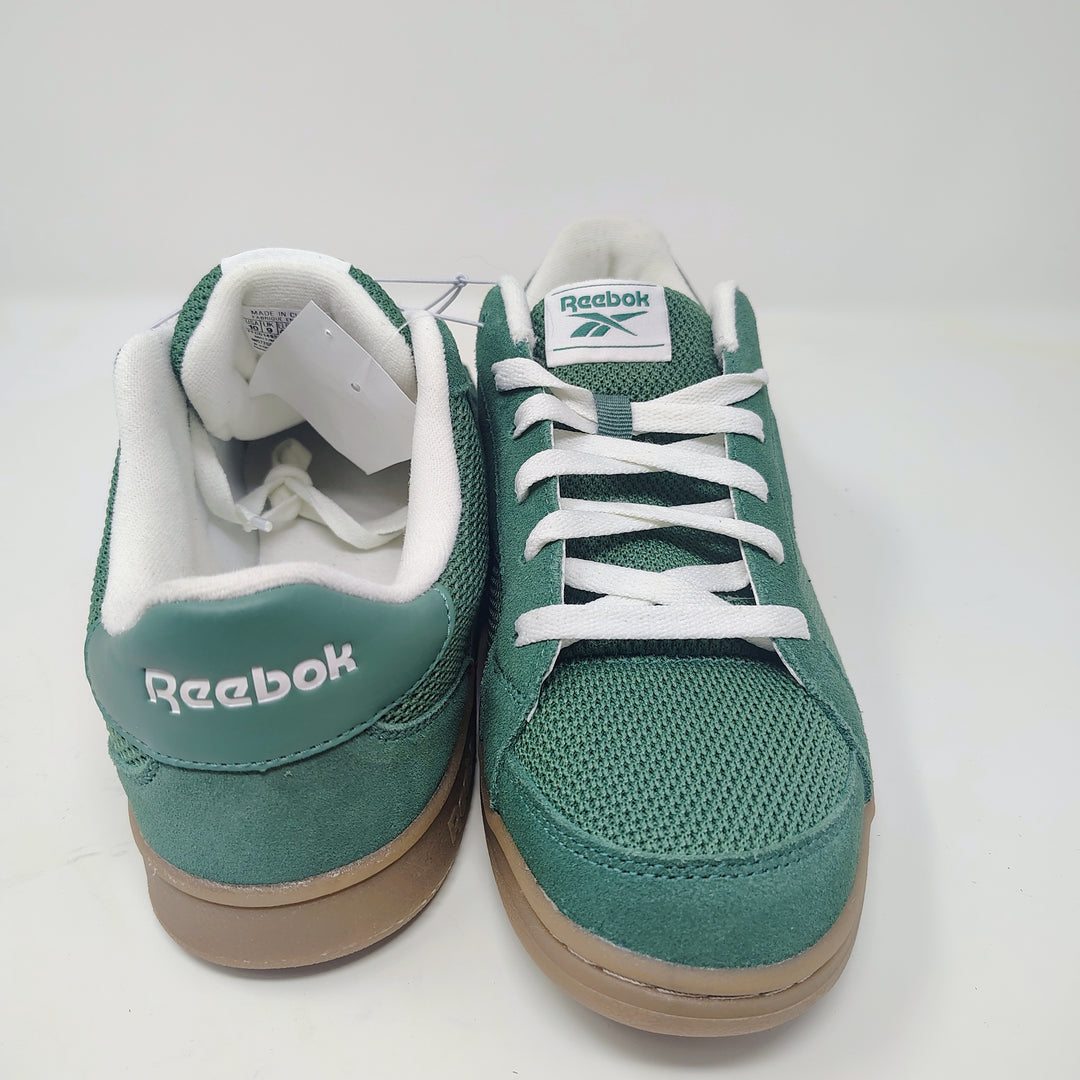 Reebok low top green sneakers Green/Brown/ White