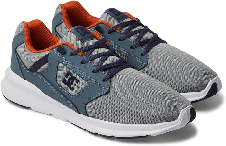 DC Men's Skyline Lightweight Shoes in the Grey/Blue/Grey colorway size 9.5