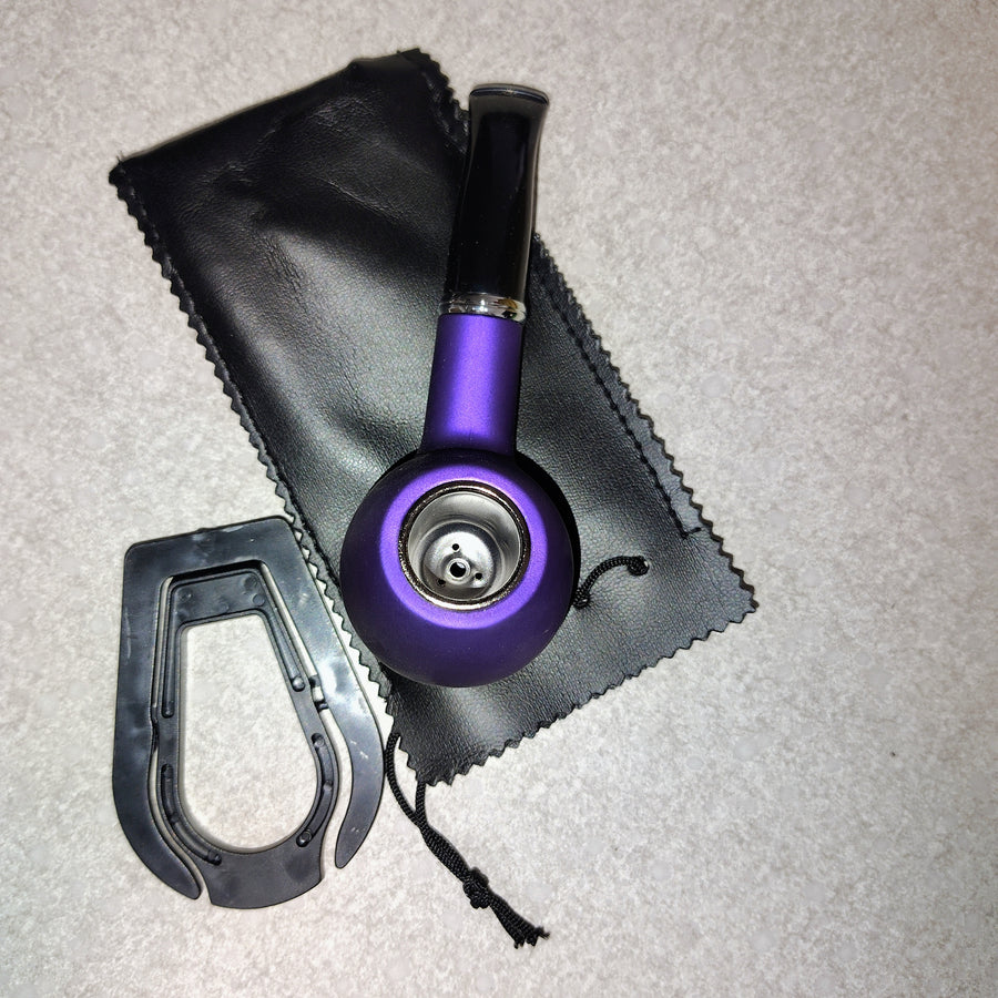 6 inch High quality hand pipe with stand and pouch