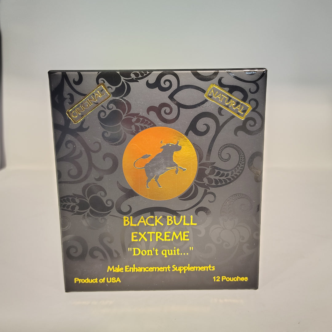 Honey-Based Supplement – Black Bull, 12 Count Display