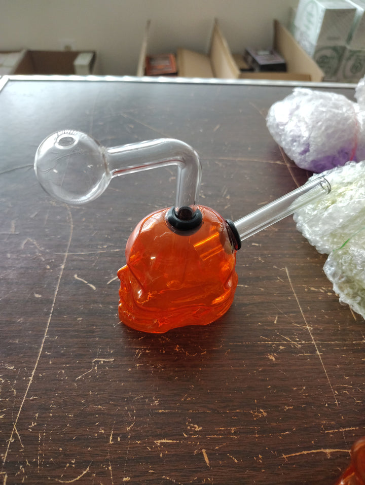 Hand Skull Glass Pipe Set